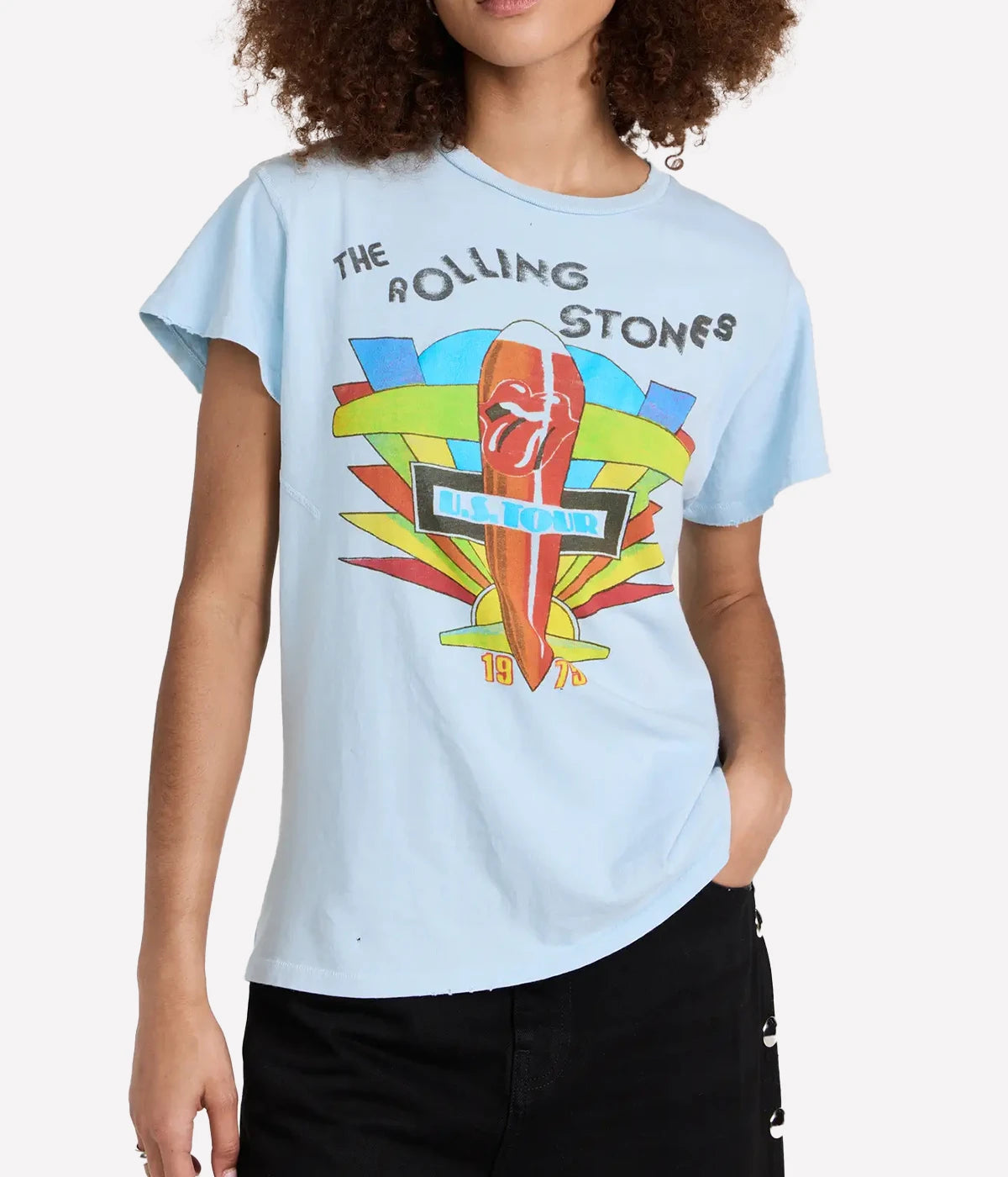 Rolling Stones 75 Classic T-Shirt in Blue