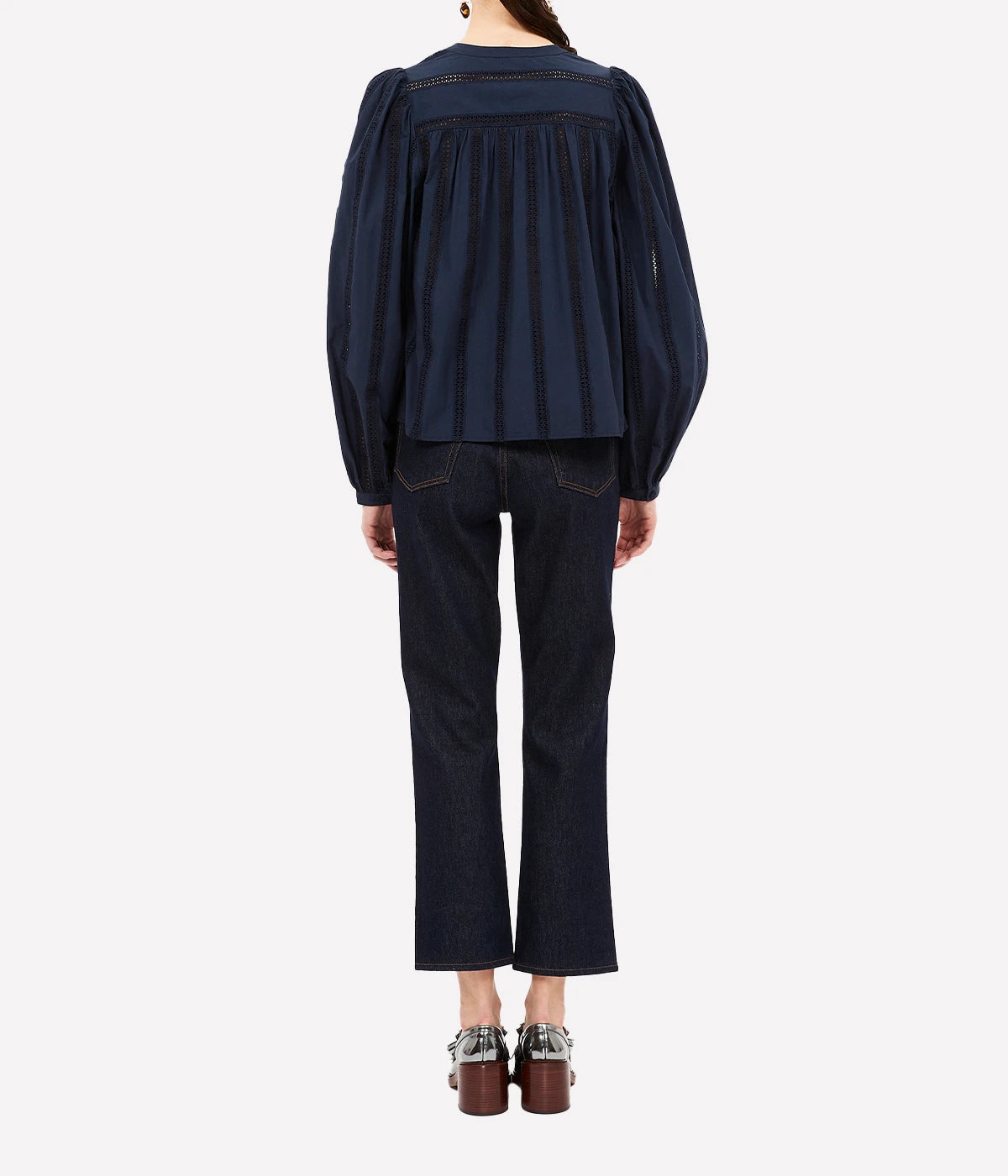 Rowan Blouse in Midnight