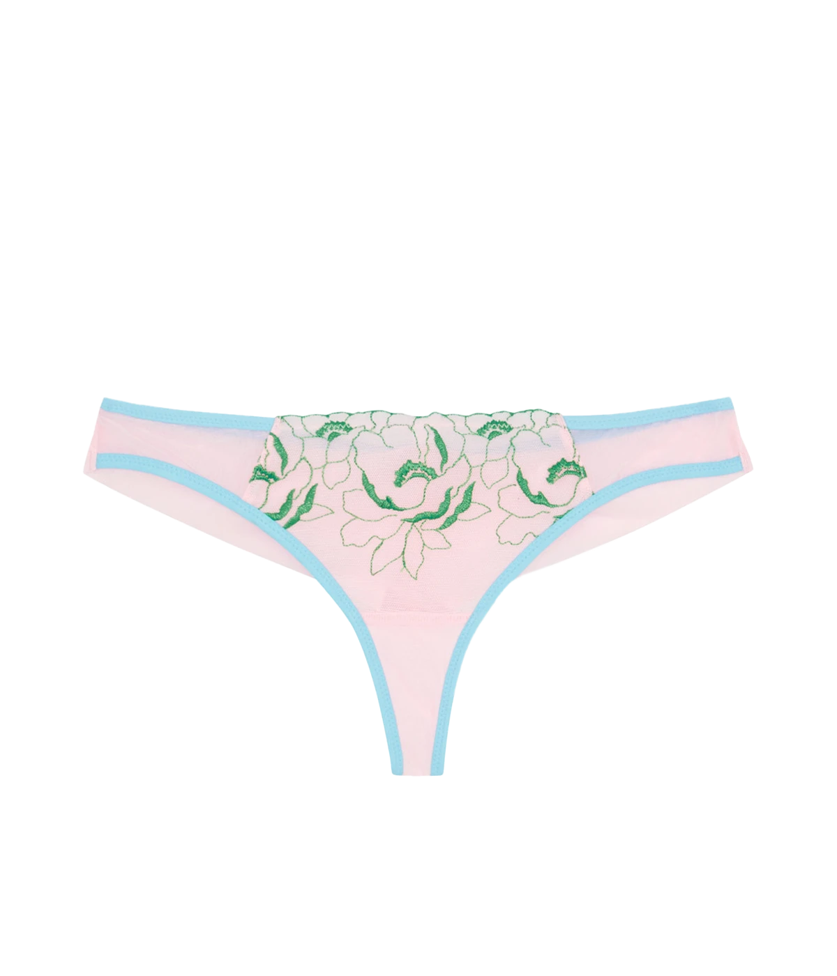 Rue Scallop Lace Knicker in Light Pink