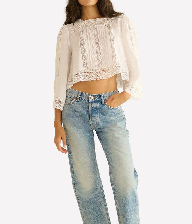 Solstice Top in Salt