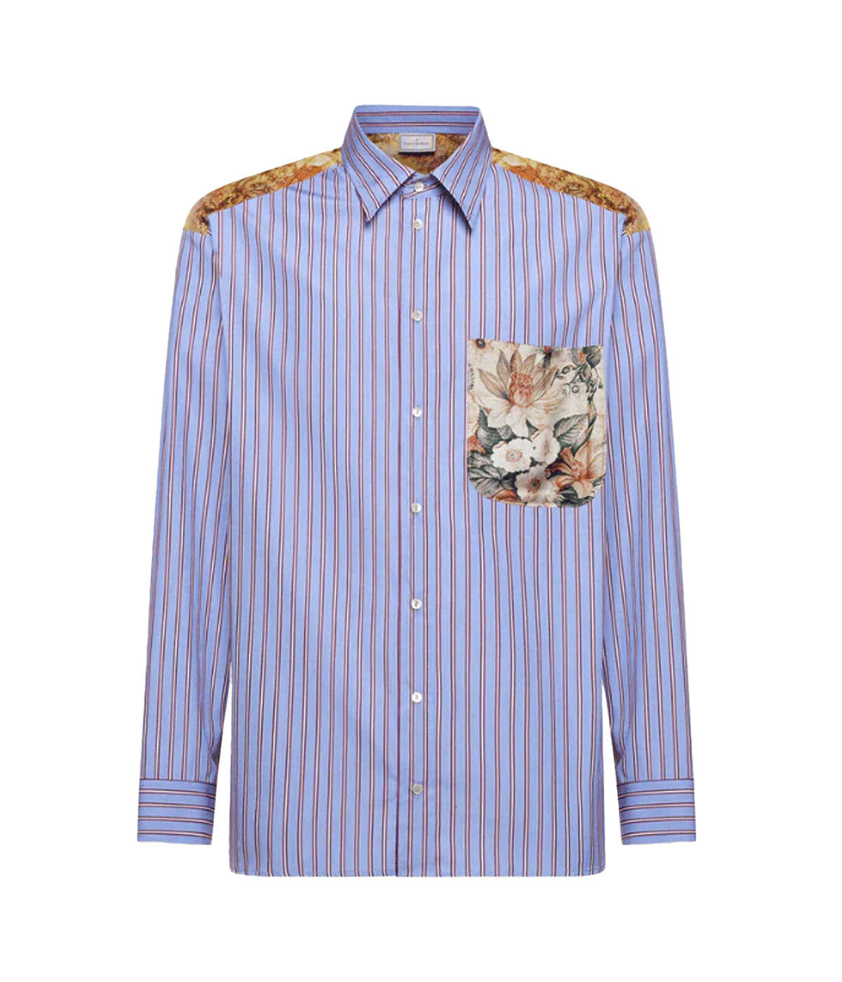 Aloe Abito Lungo Polo in Brown & Pink Multi