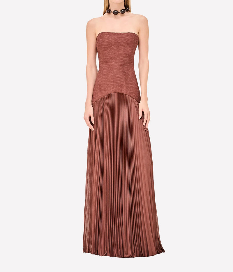 Sunniva Dress in Brown