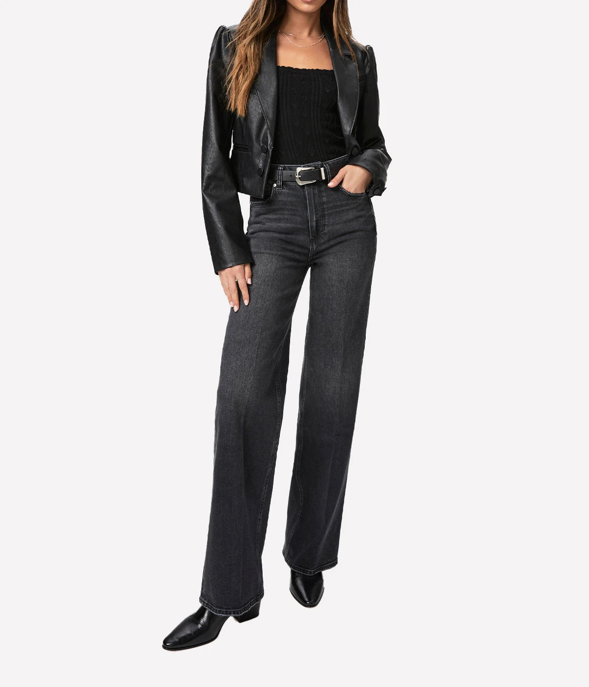 Sasha Jean in Vipe Black Distressed