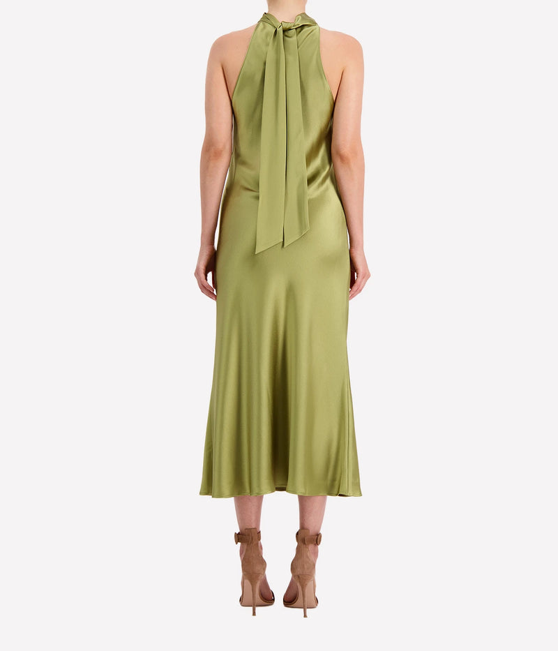 Scallop Sienna Dress in Olive
