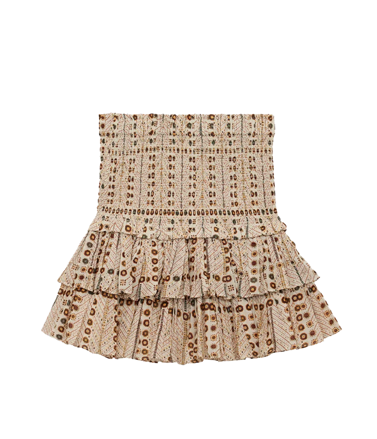 Naomi Skirt in Ecru Print