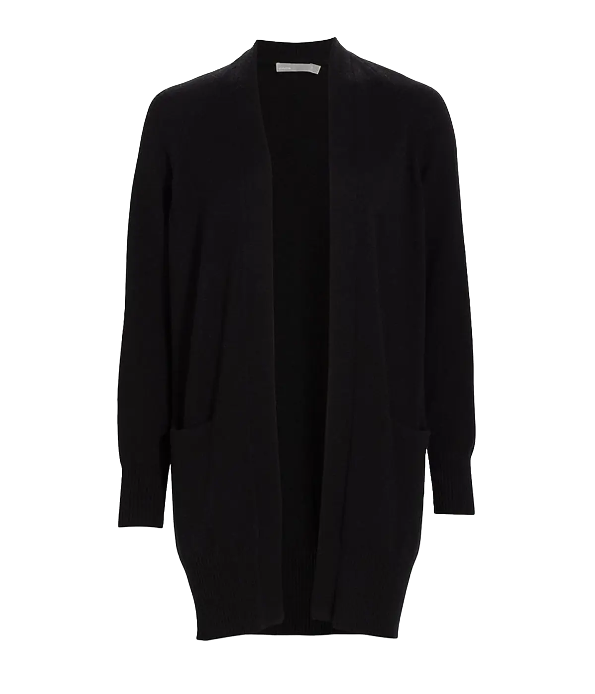 Shawl Collar Knit Cardigan in Black