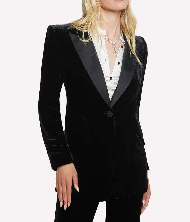 Sheila Tux Blazer in Black