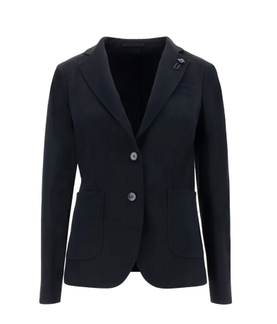 Single Breasted Blazer in Black