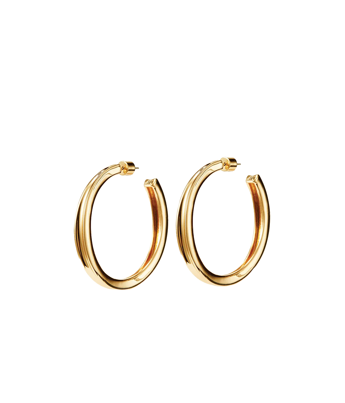 Slime Doune Hoops in Gold