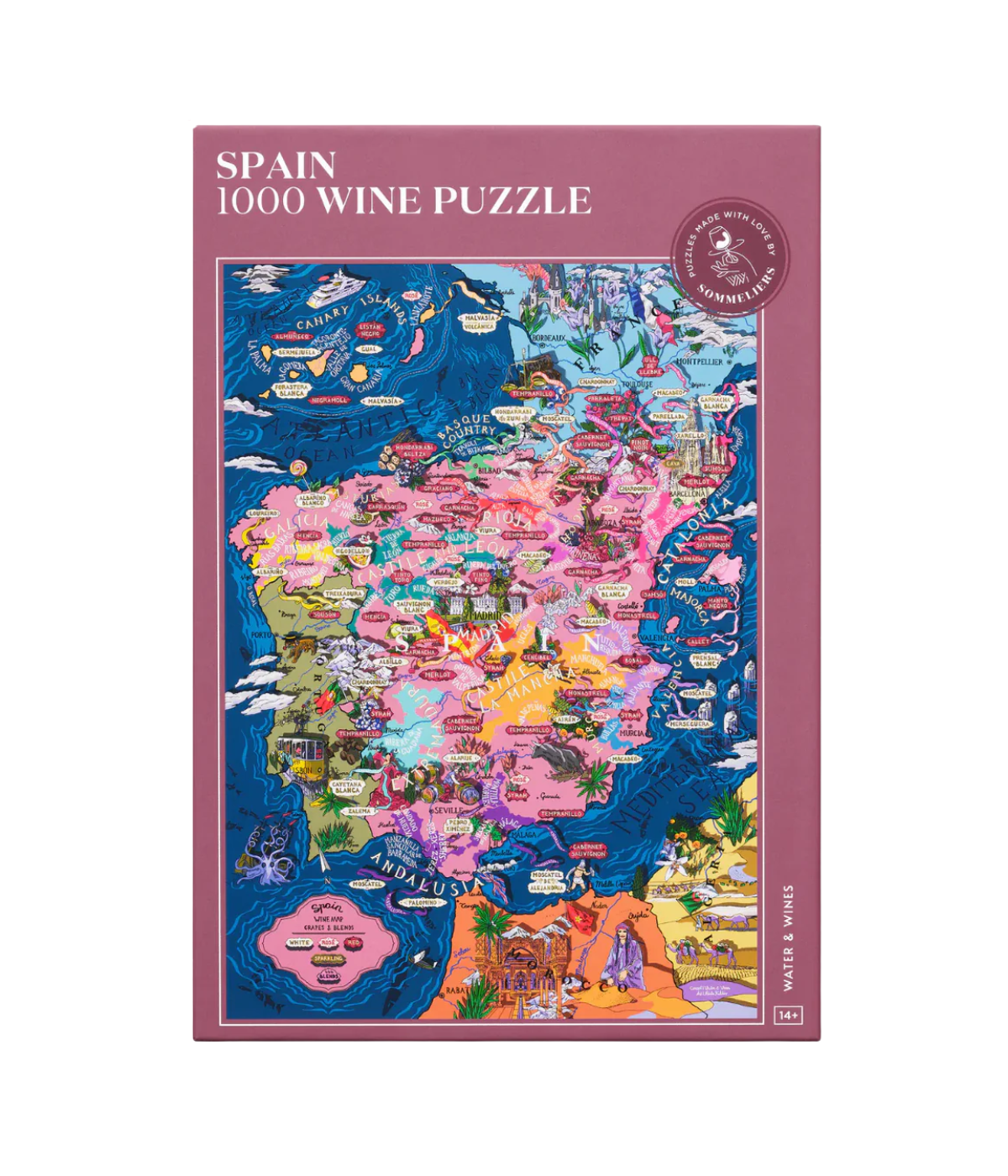 1000 Piece Puzzle of Spain