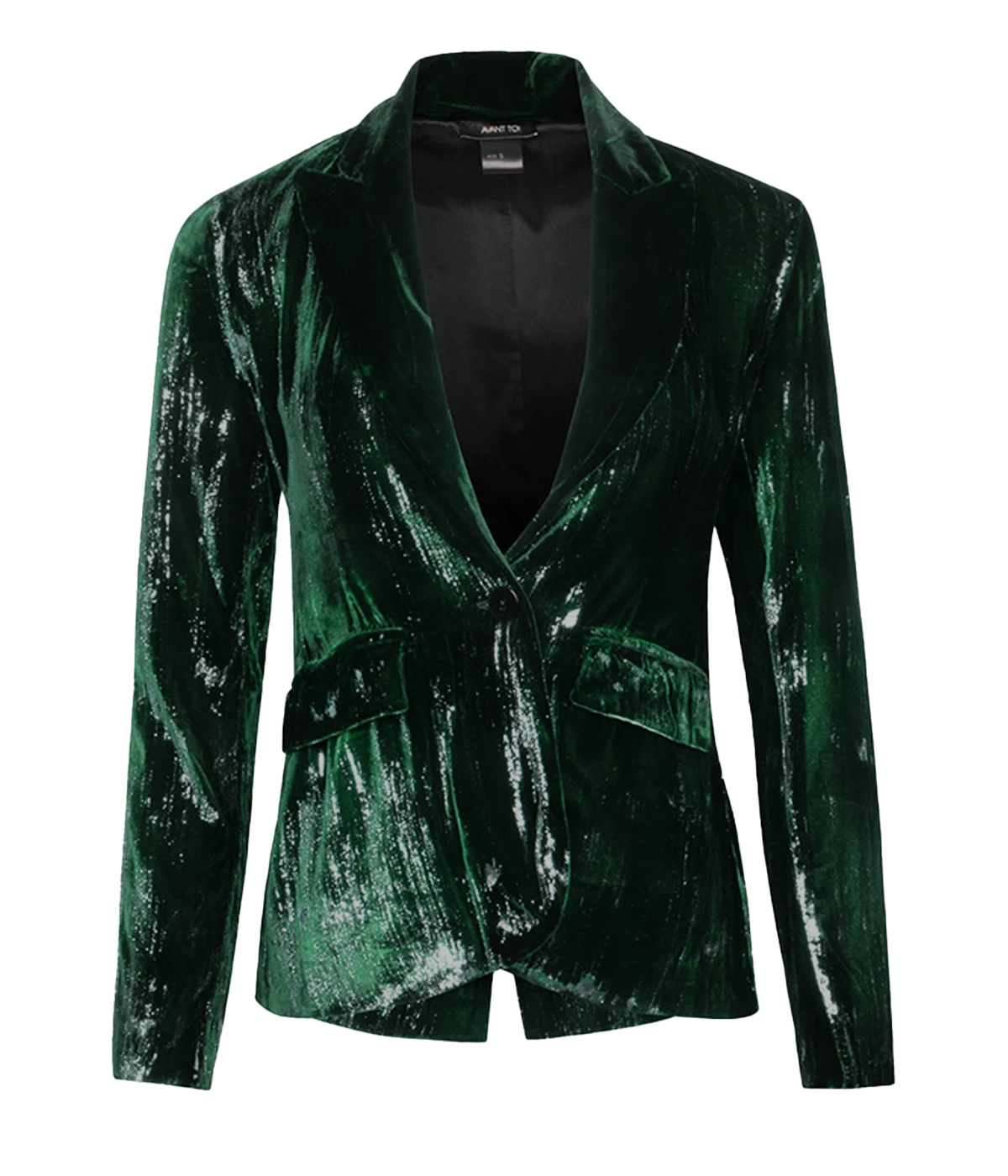 Stretch Velvet Jacket in Wild