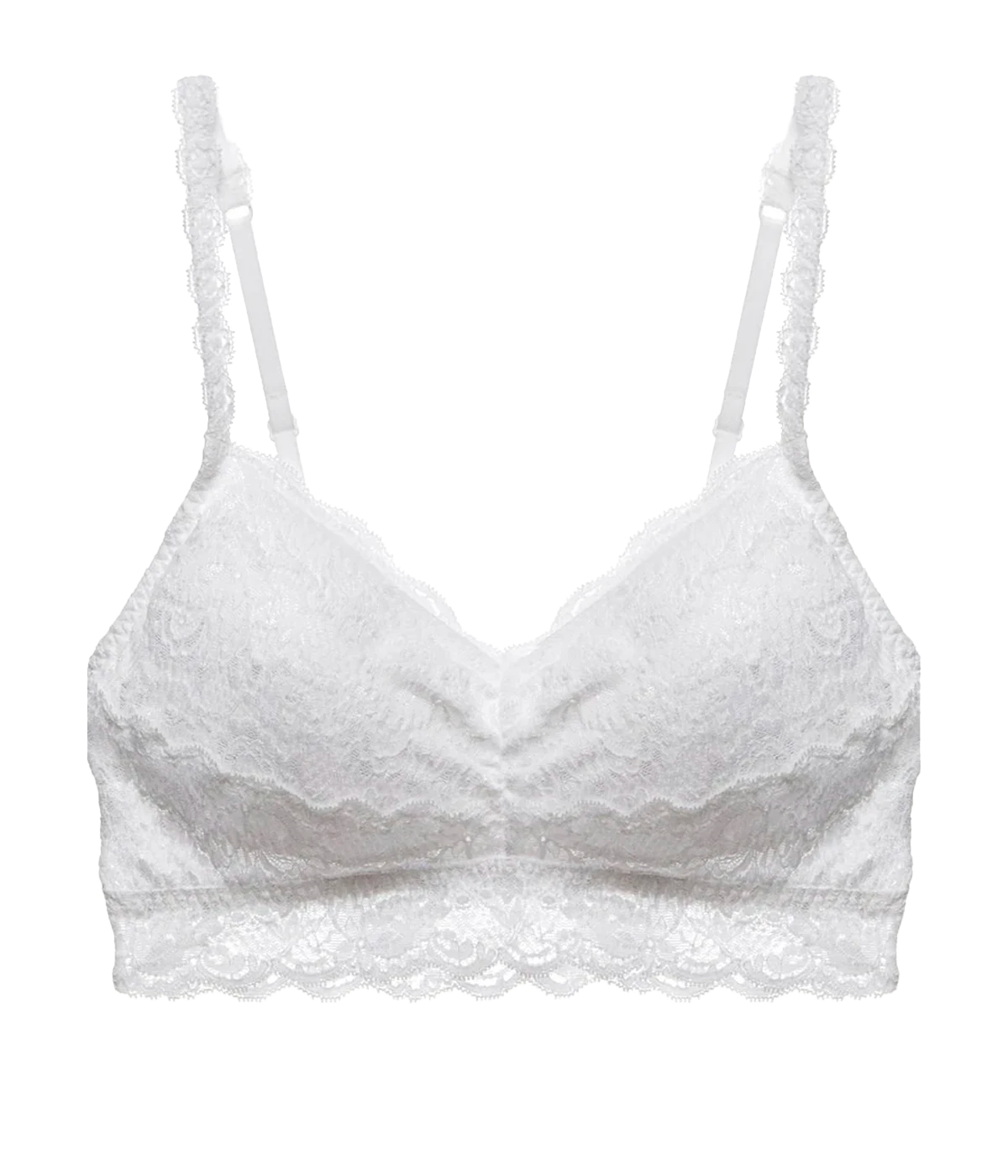 Sweetie Padded Lace Bra in White