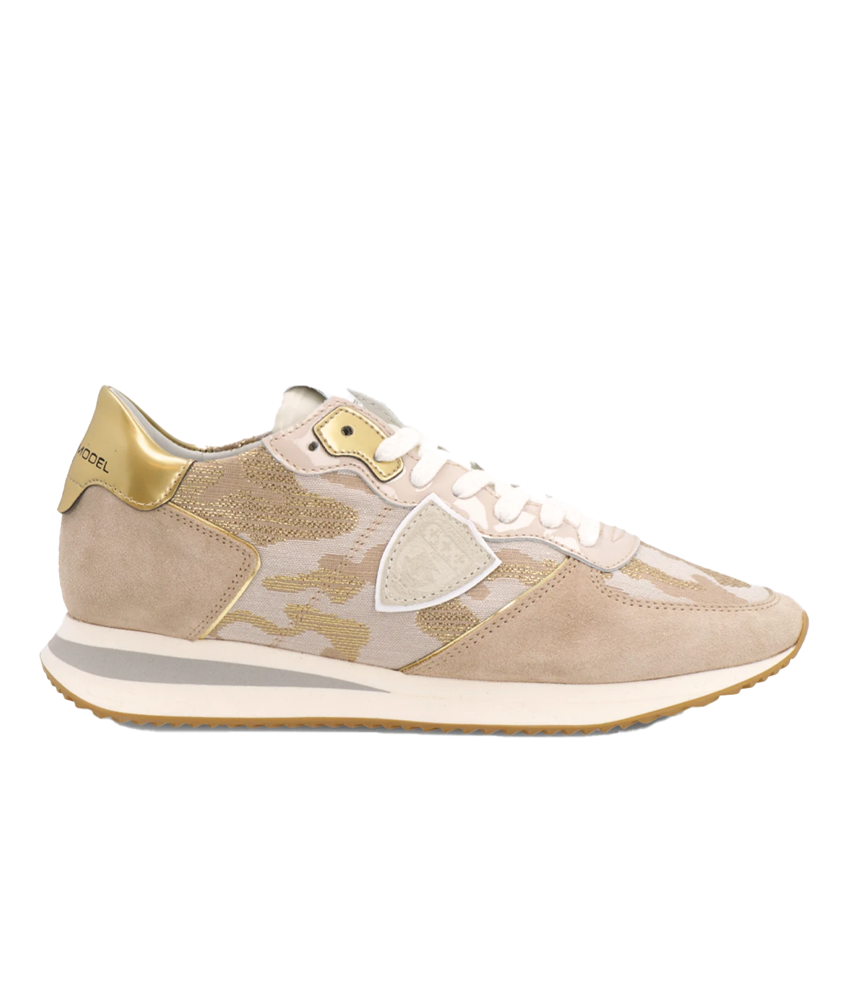 TRPX Low Woman Sneaker in Camou Lamine Sable