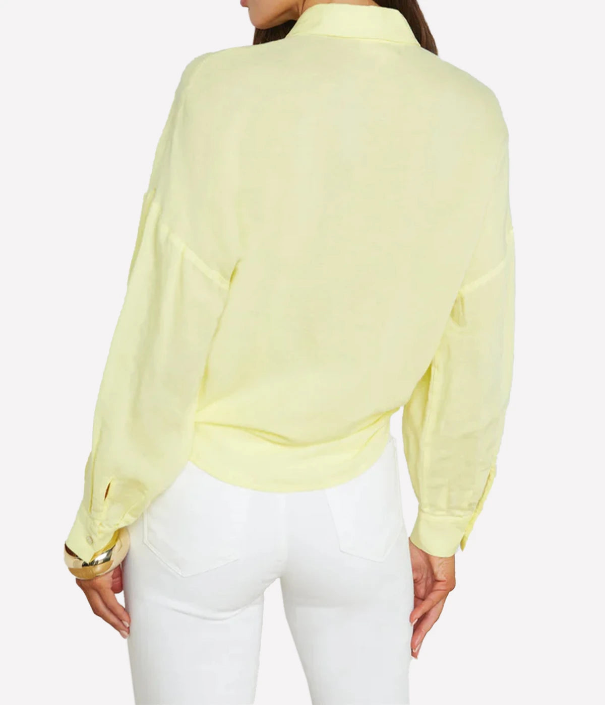 Talitha Tie Blouse in Yellow Sorbet