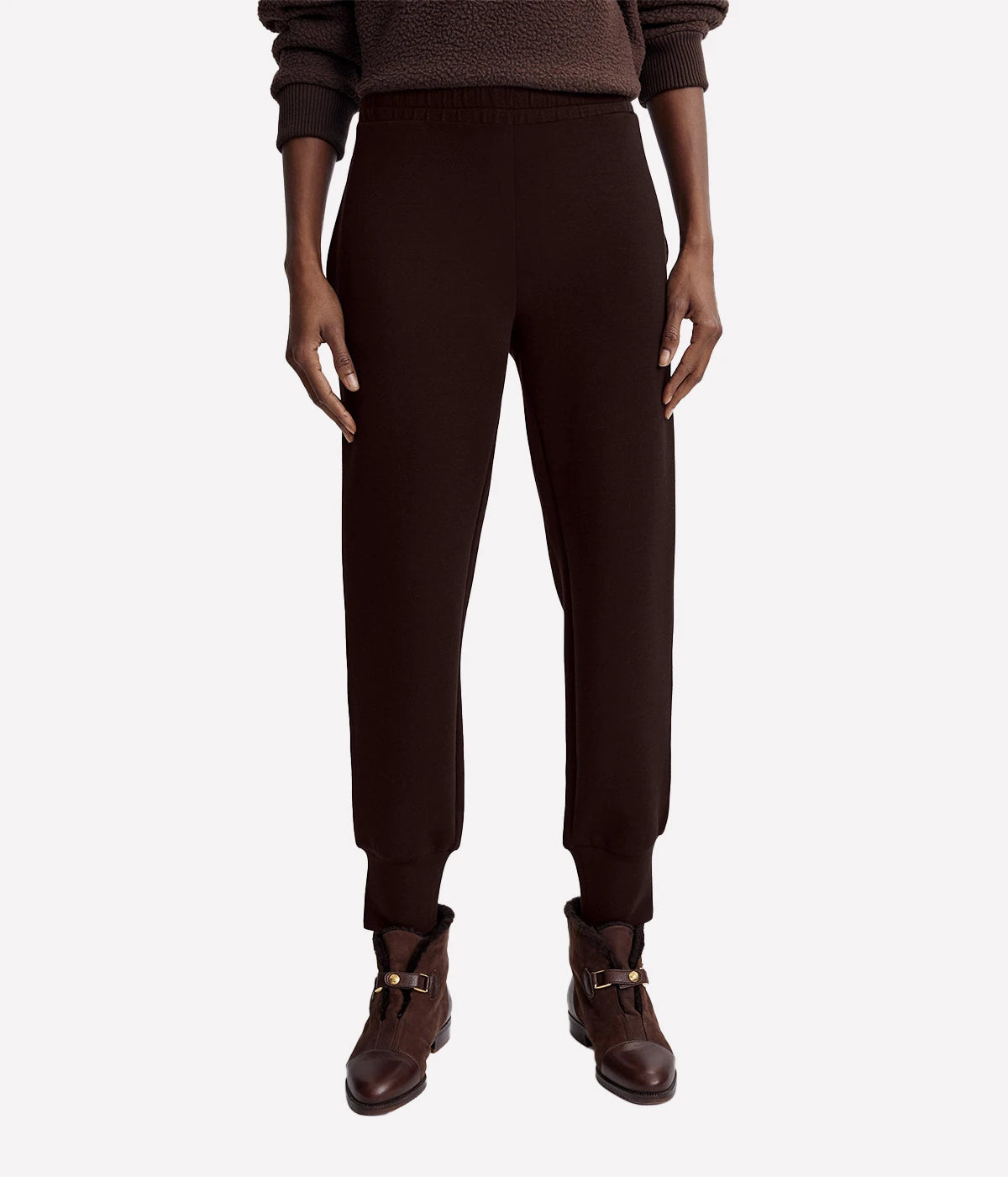 The Slim Cuff Pant in Coffee Bean