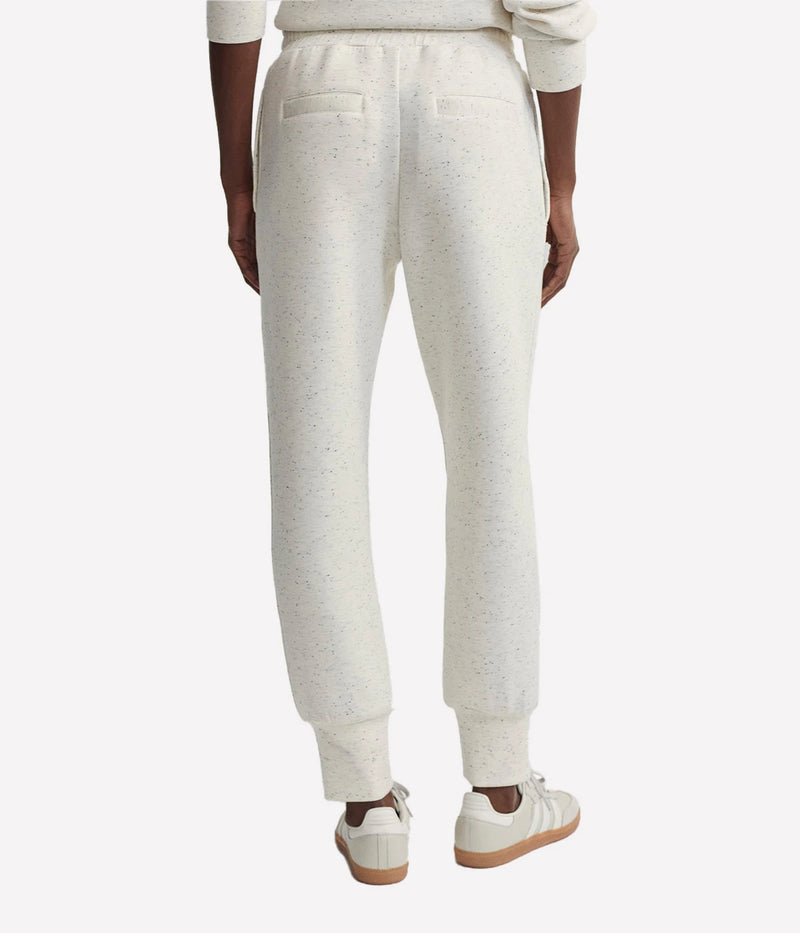 The Slim Cuff Pant IN Ivory Marl Fleck