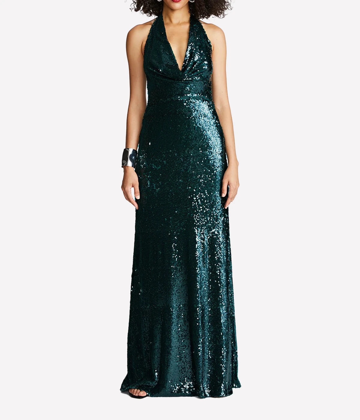 Tova Sequin Gown in Atlantic