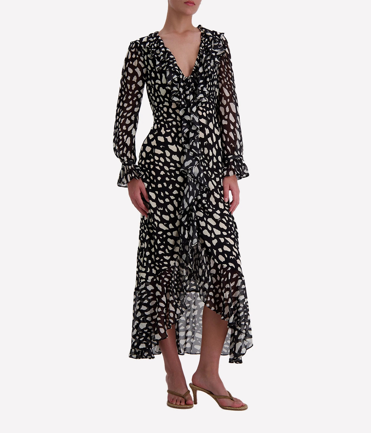 Gracey Dress in Night Leo Black