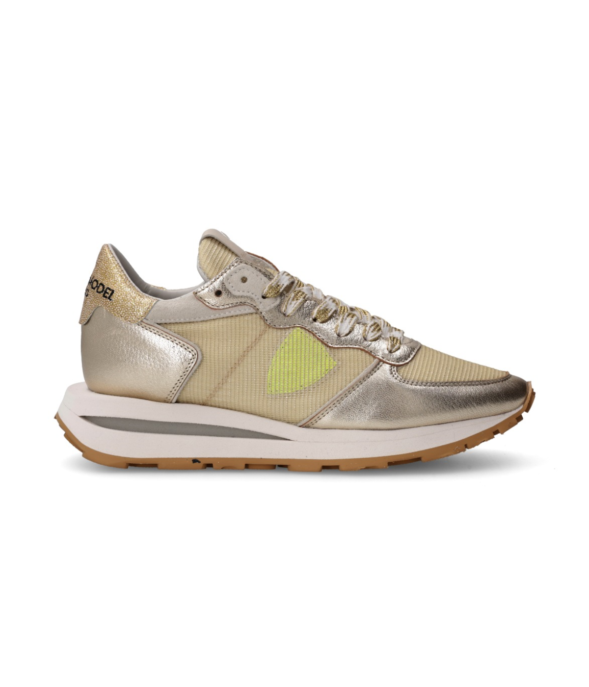 Tropez Haute Low Woman in METAL RESAU BEIGE