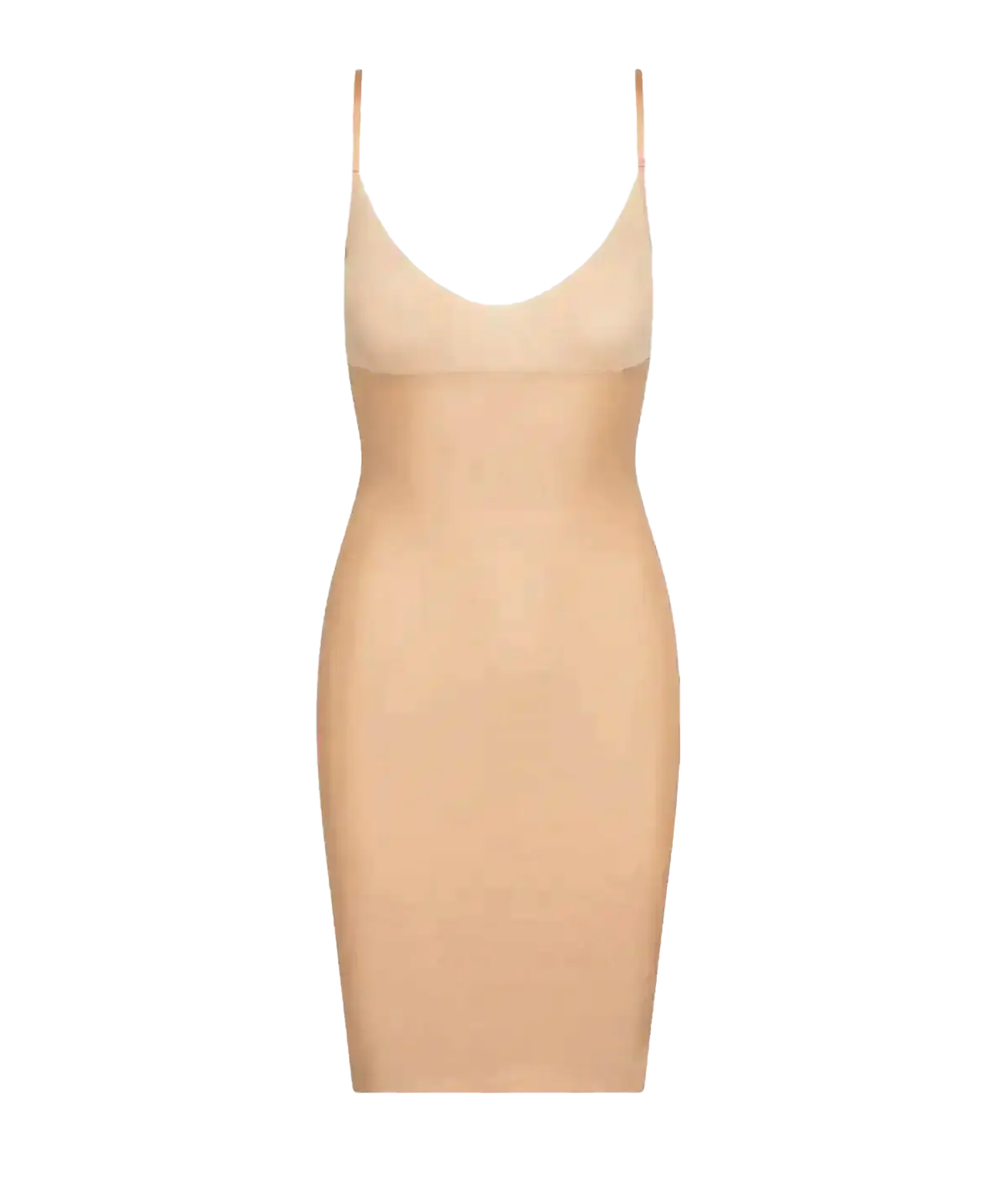 White Control Slips Two-Faced Tech Control Full Slip in Beige