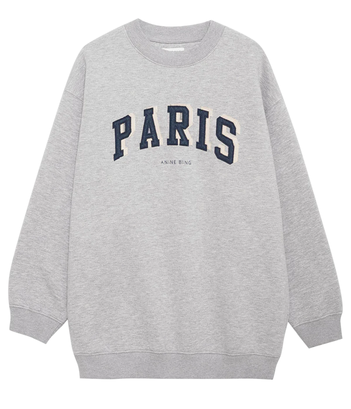 Tyler Sweatshirt Paris in Heather Grey
