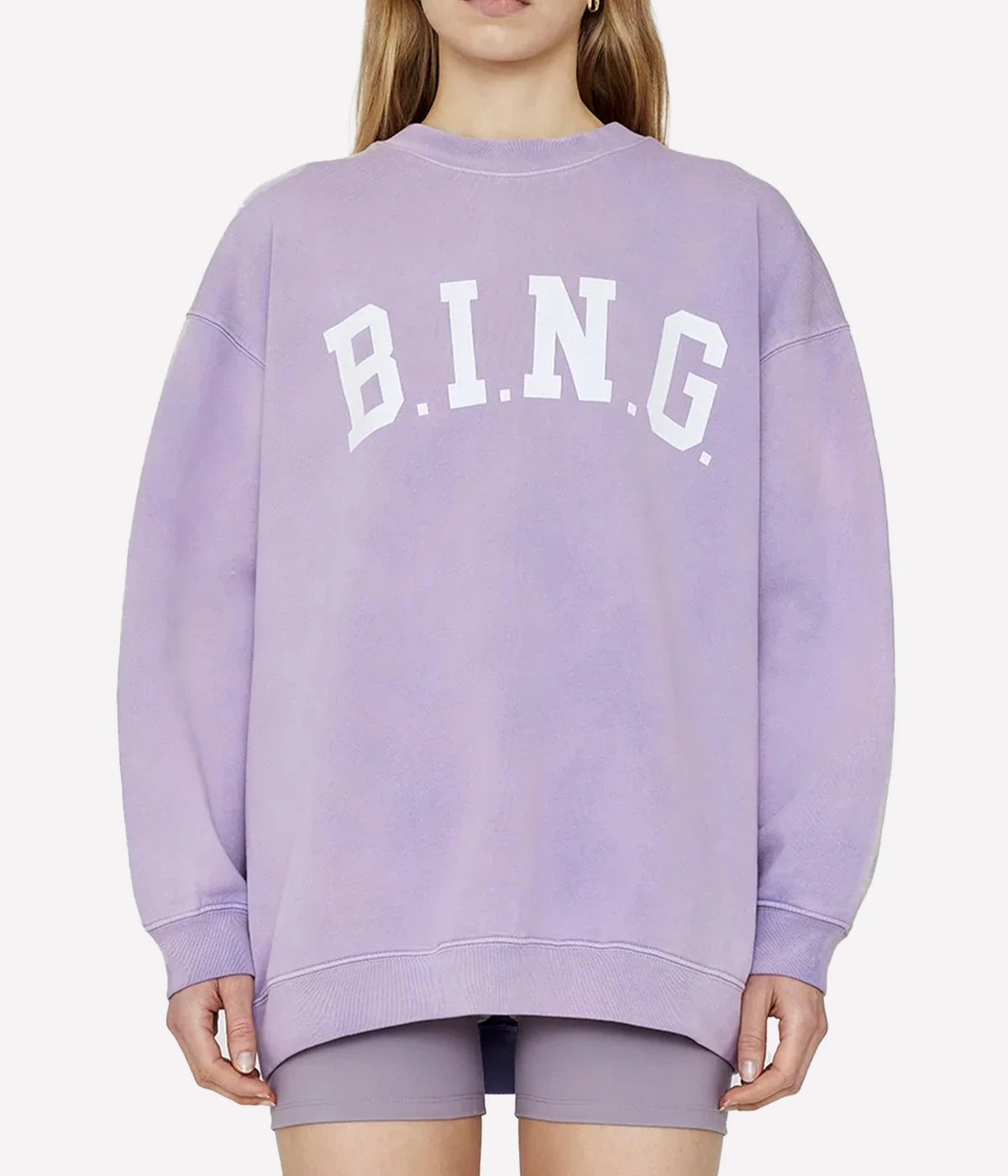 Tyler Sweatshirt in Washed Lavender