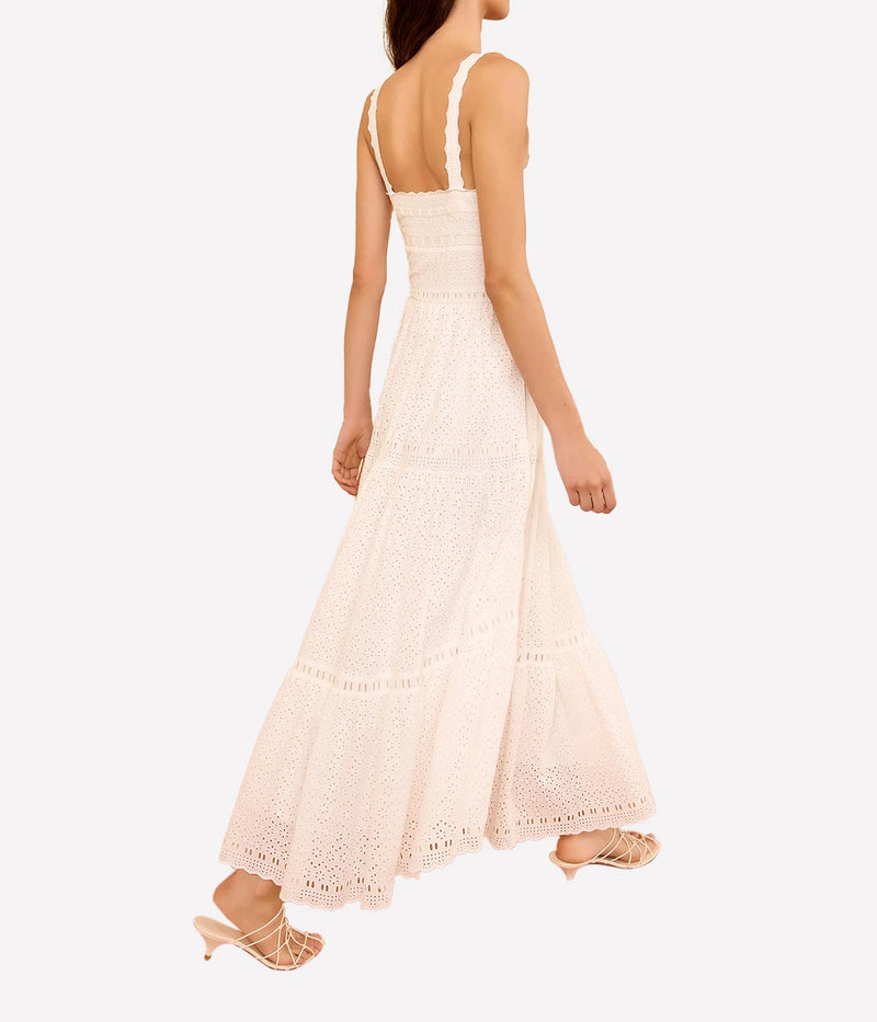 Constance Cami Cotton Dress In Pristine