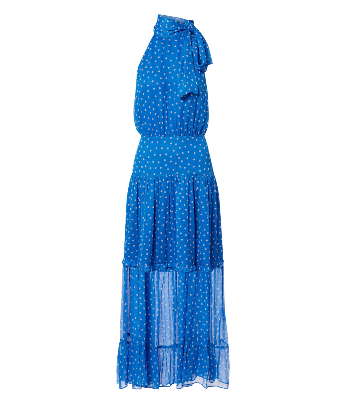 Abi Dress in Layla Dot Blue