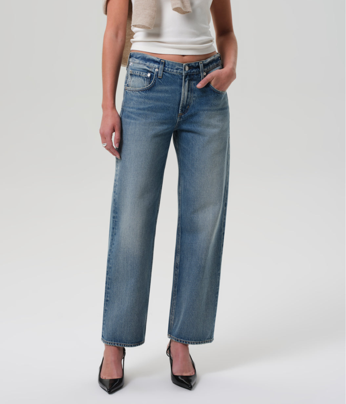 Lindz Low Rise Jean In Bijou