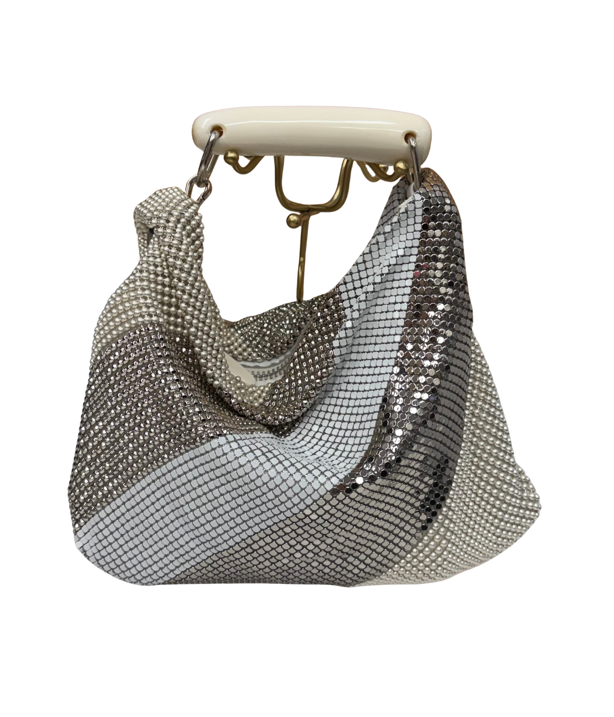 Desire Bag in White Silver