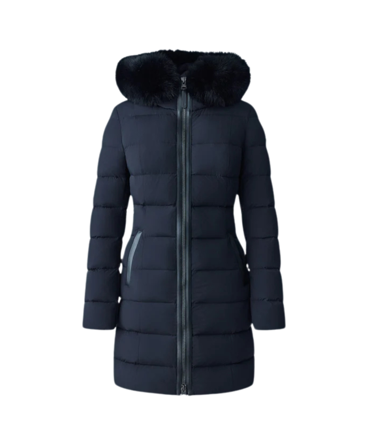 Calla Puffer Jacket in Black