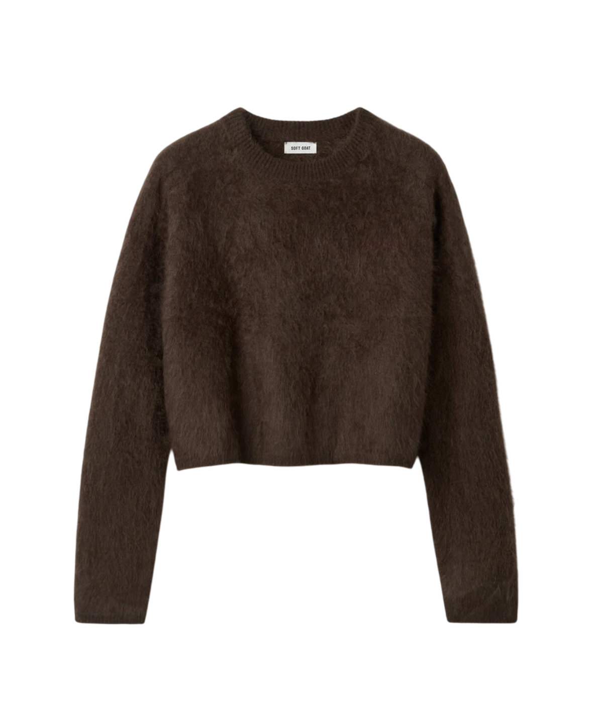 Brushed Crewneck in Mocha