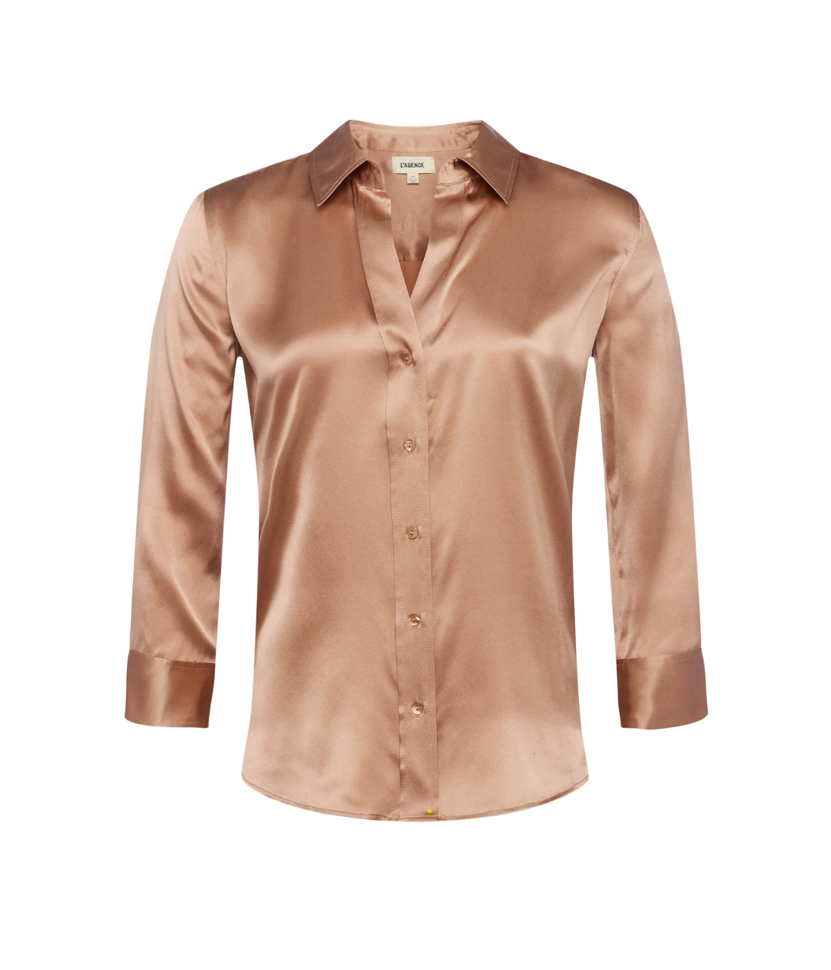 Dani 3/4 Sleeve Blouse in Pecan