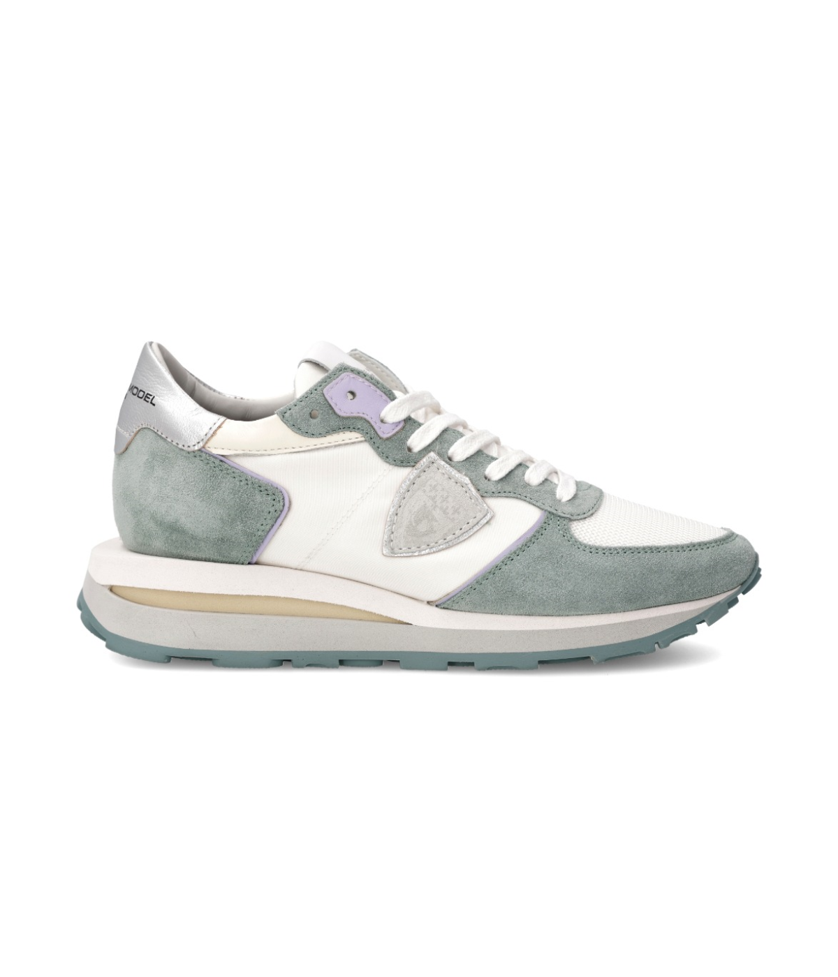 TROPEZ HAUTE Low Woman in Mondial Pop Blanc