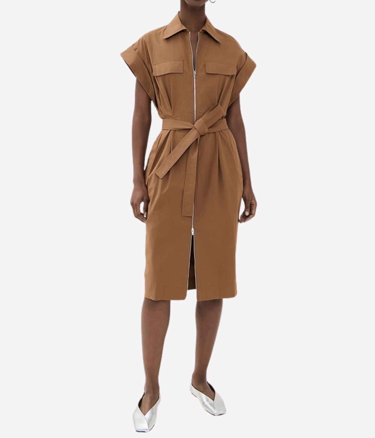 *FINAL SALE*Thea Dress in Cognac
