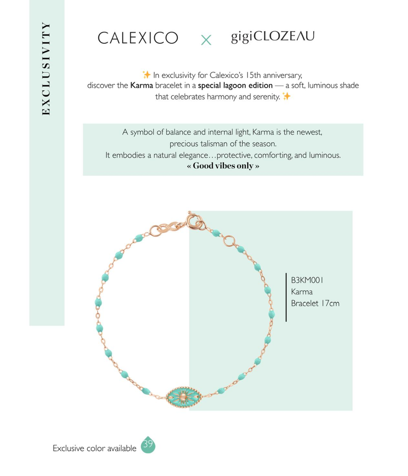 Karma Bracelet in Vert D'eau