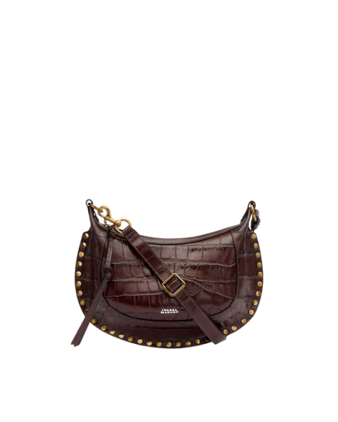 Oskan Moon Bag in Burgundy