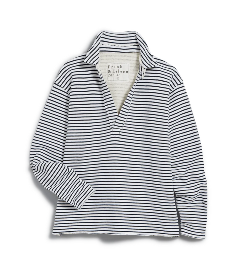 Patrick Triple Fleece in White British Royal Navy