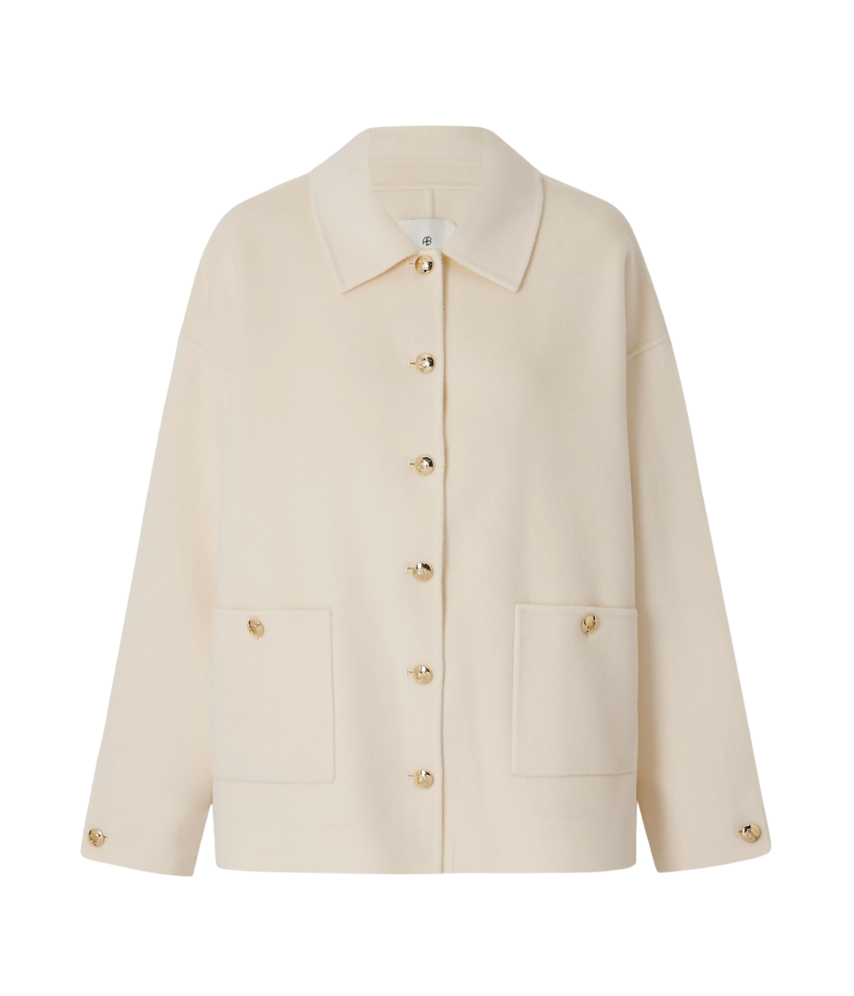 Luca Jacket in Ivory Cashmere