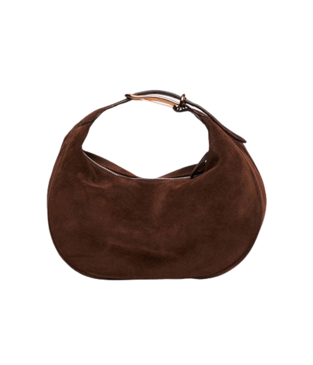 Moon Pouch in Dark Brown