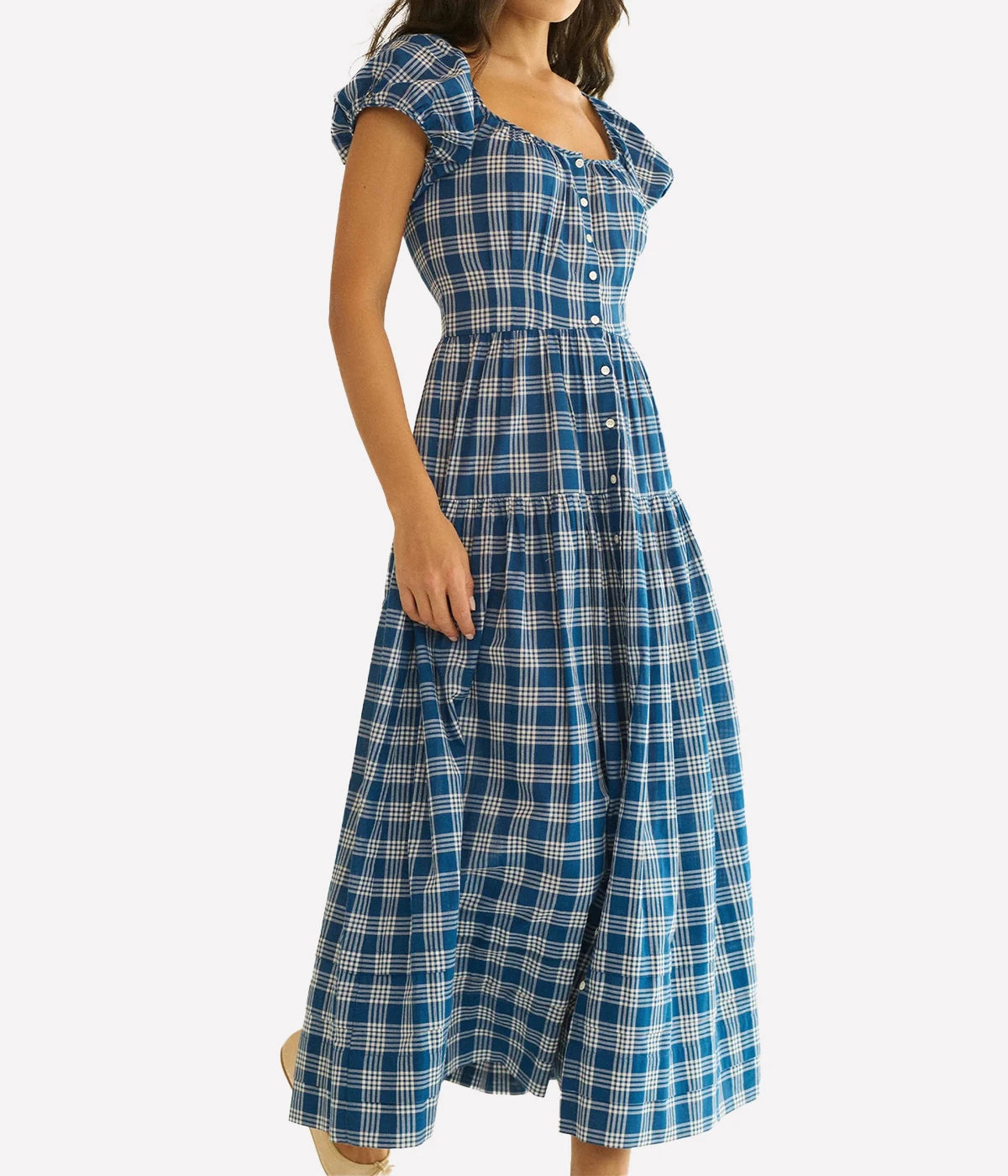 Valenne Dress In Dorset Plaid