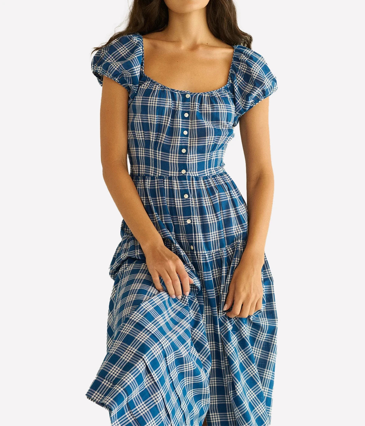Valenne Dress In Dorset Plaid