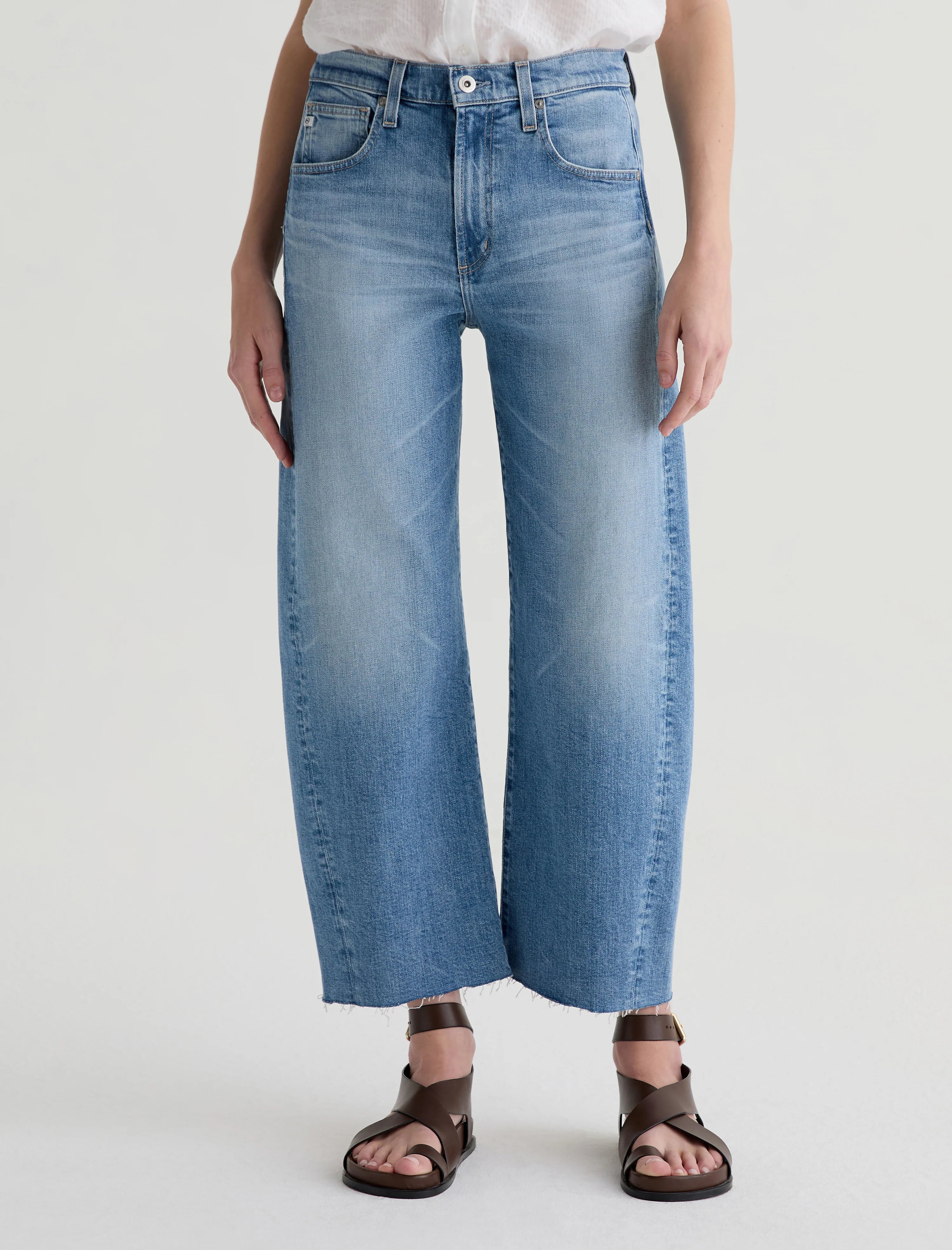 Hattie Crop Jean in Helios
