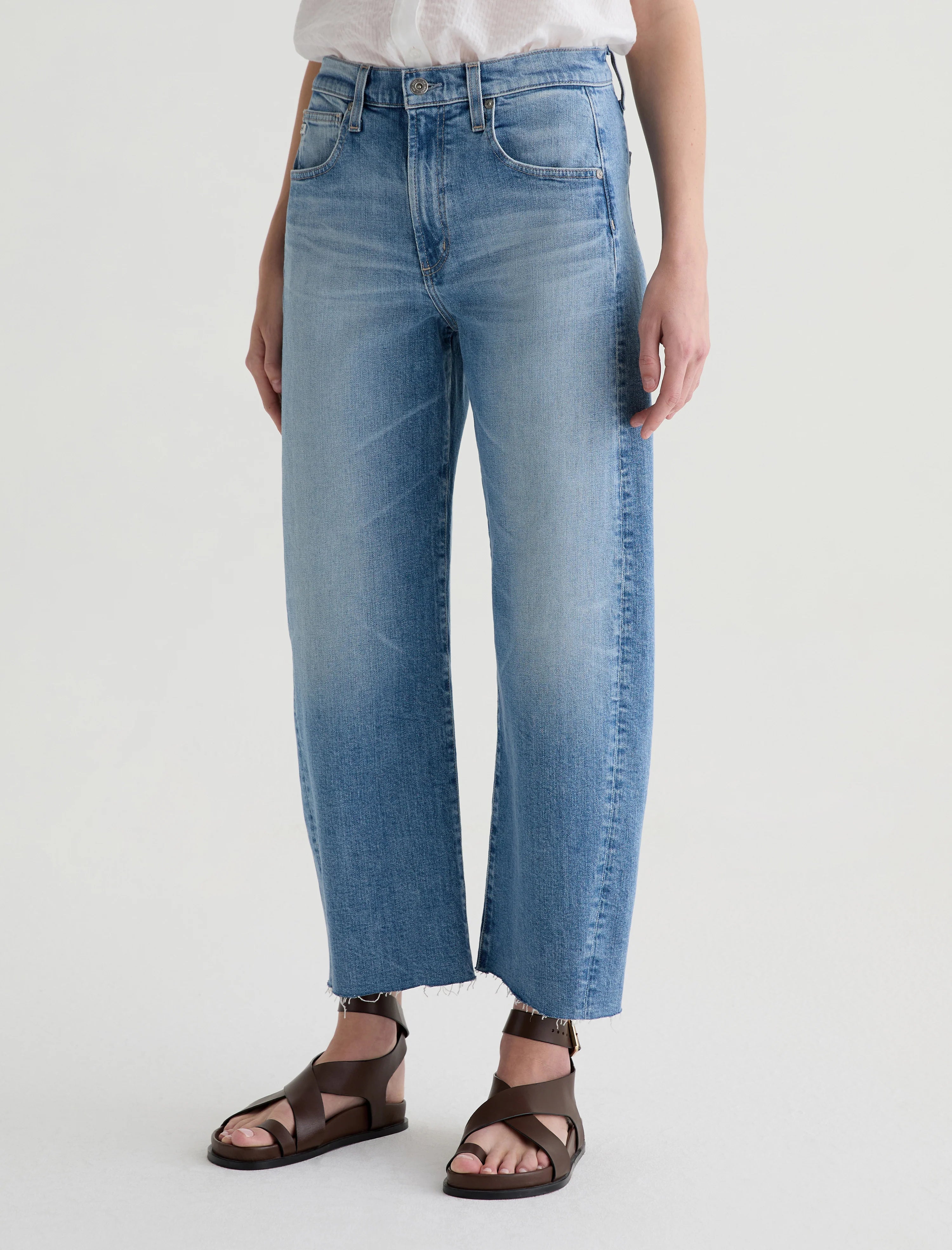Hattie Crop Jean in Helios
