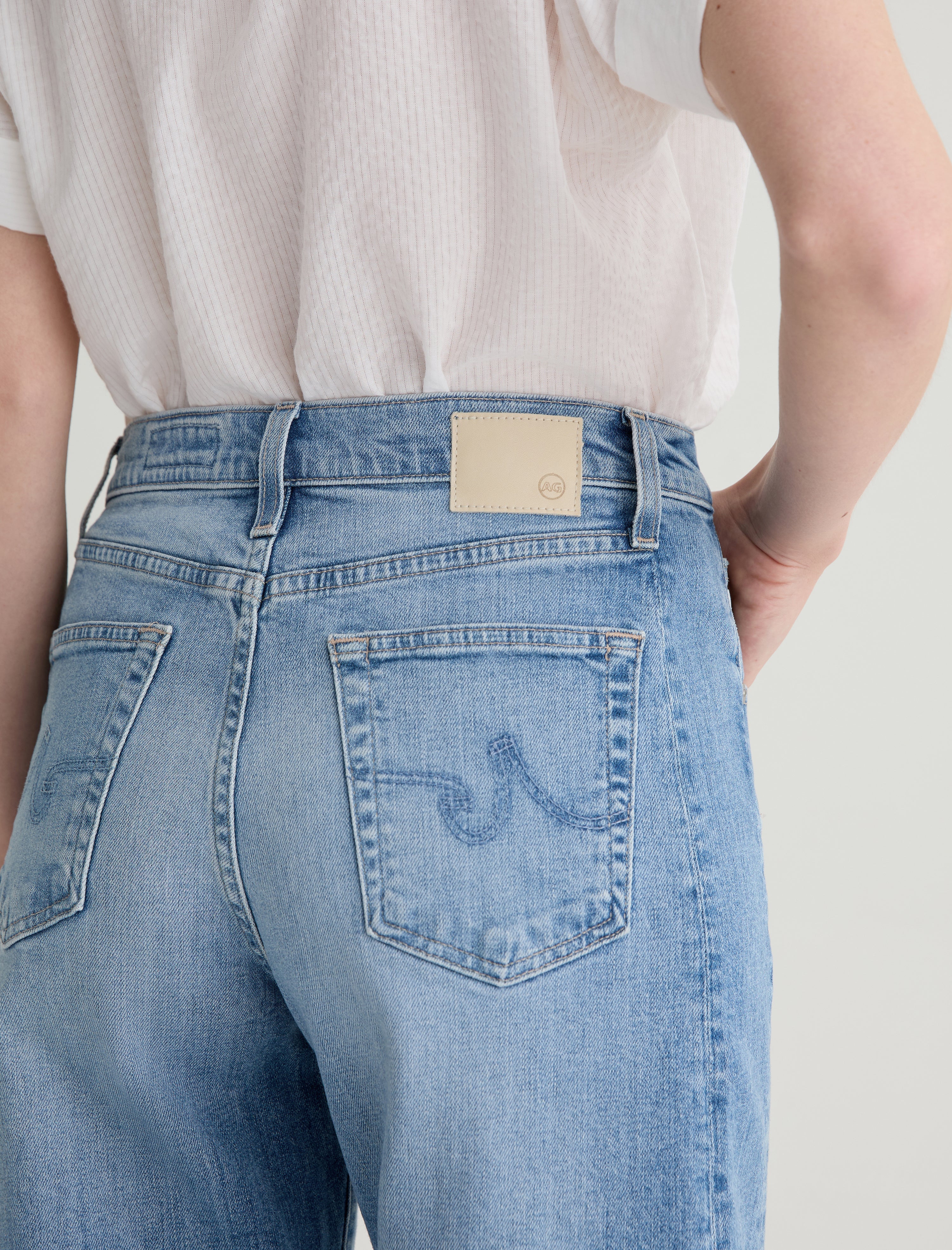 Hattie Crop Jean in Helios