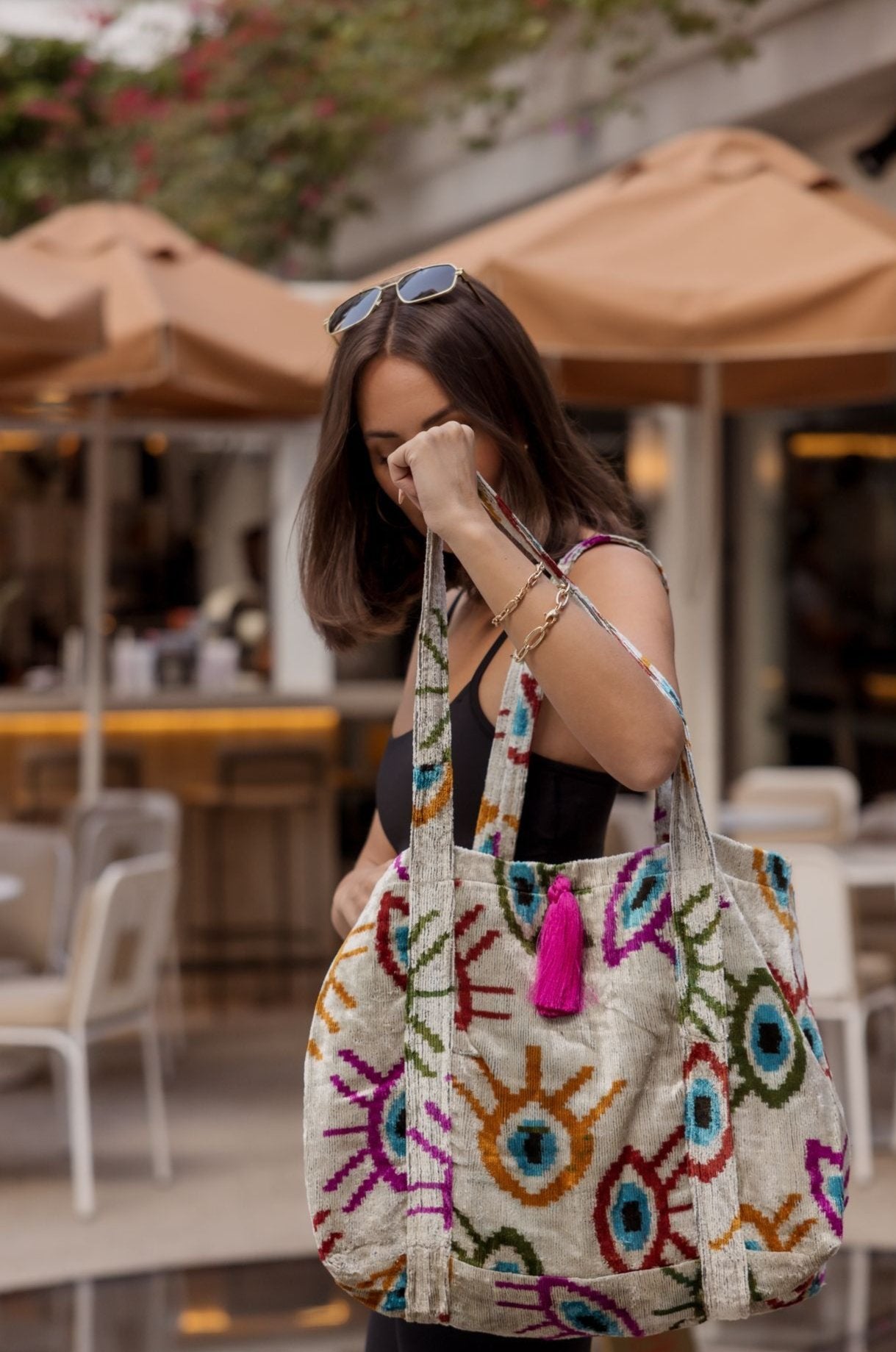 Emily Tote in Neon Eye