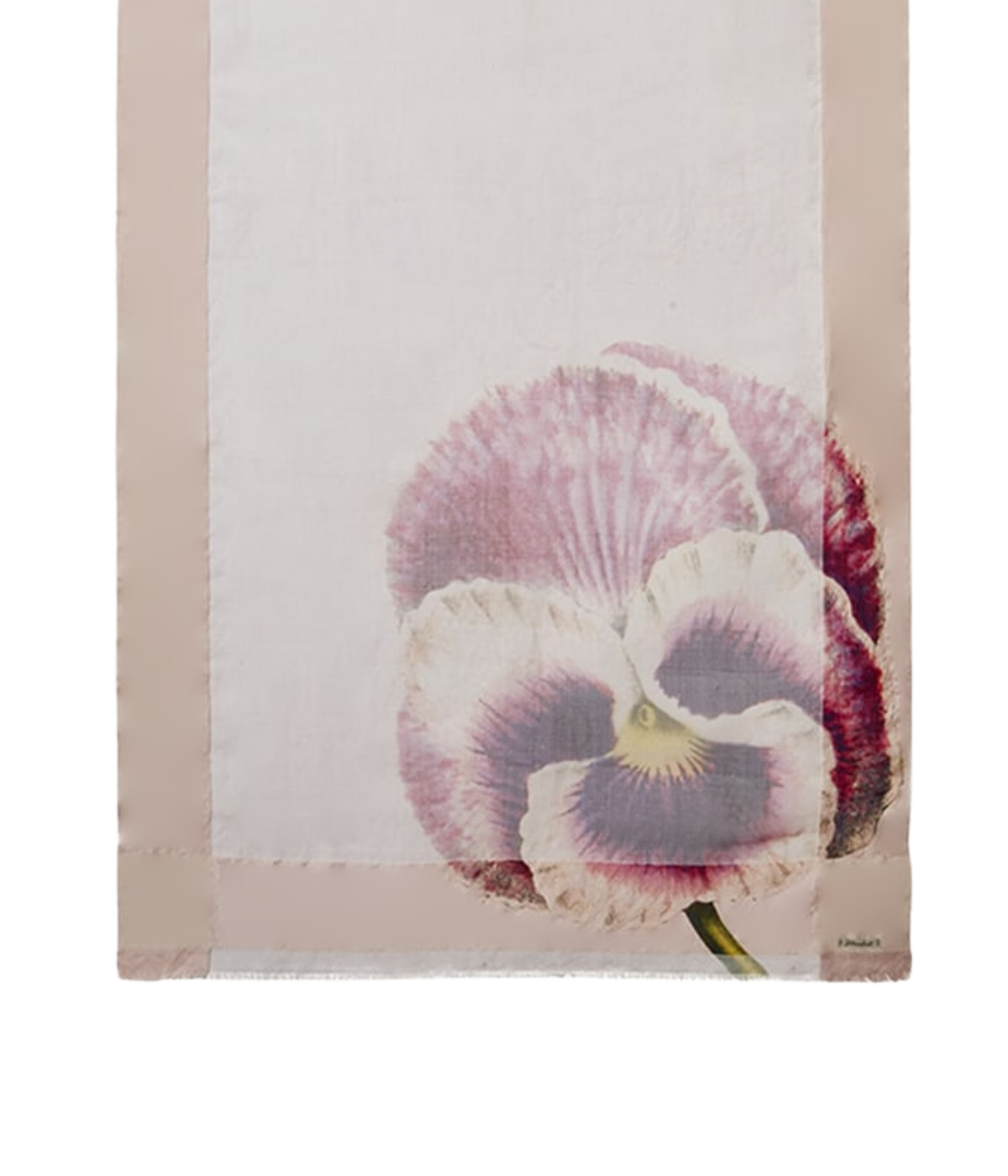 Purple Scarf in Watercolour