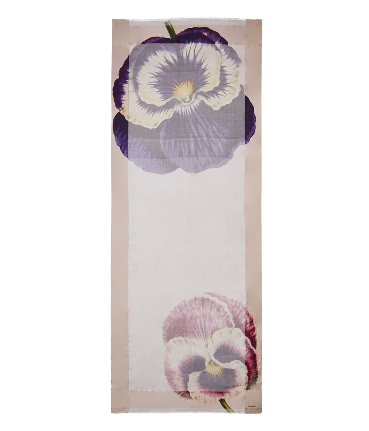 Purple Scarf in Watercolour