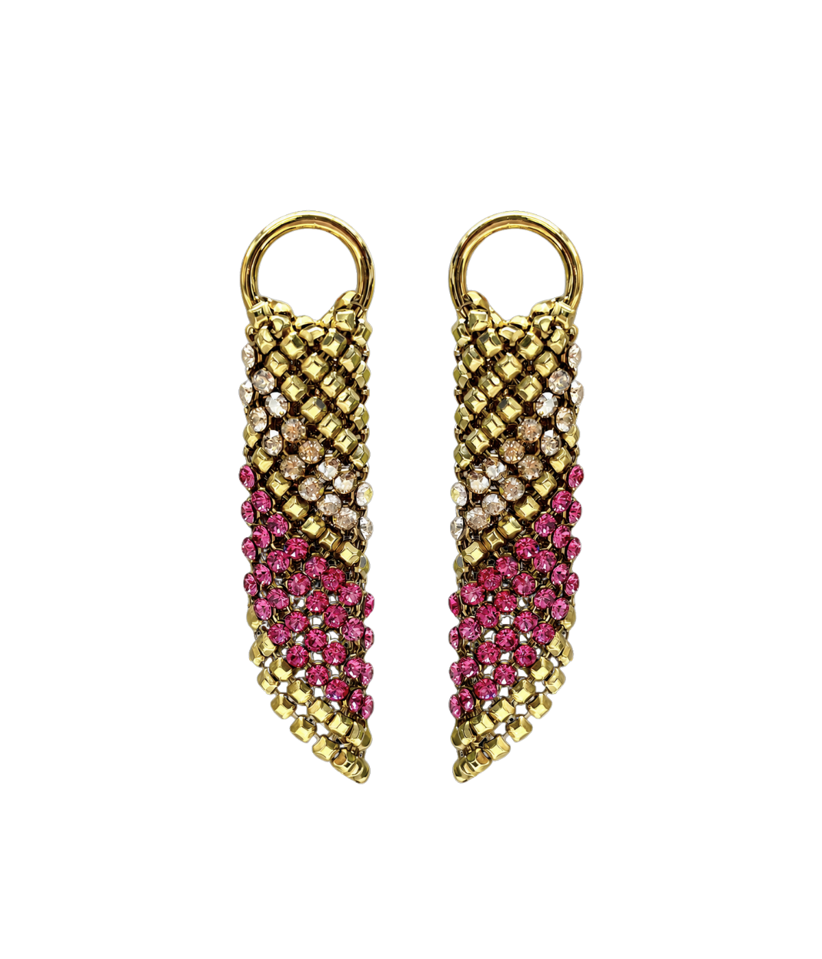 Sasha Earrings in Hot Pink