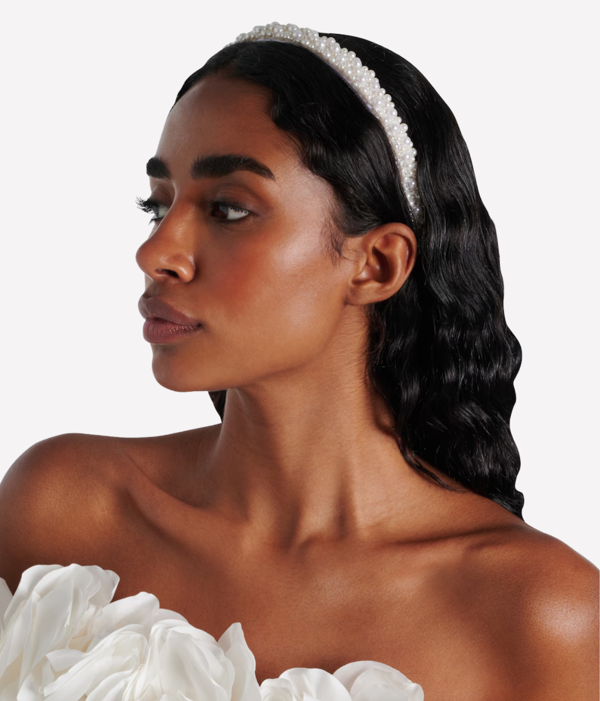 Bria Headband in Mother of Pearl